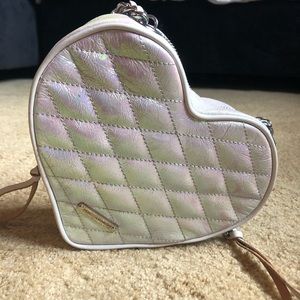 Heart shaped Rebecca Minkoff crossbody